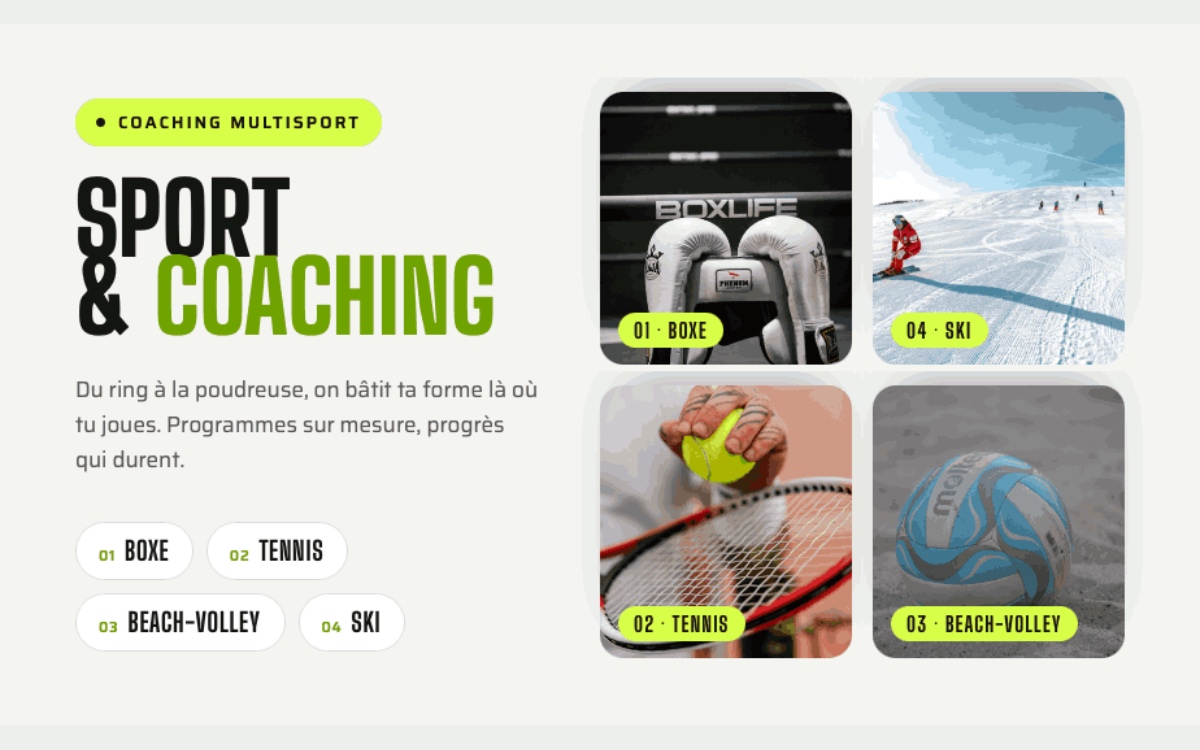 Sport & coaching